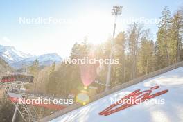 25.02.2024, Oberstdorf, Germany (GER): Jules Chervet (FRA) - FIS world cup ski jumping men, individual HS235, Oberstdorf (GER). www.nordicfocus.com. © Reichert/NordicFocus. Every downloaded picture is fee-liable