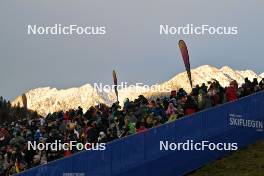 23.02.2024, Oberstdorf, Germany (GER): Fans   - FIS world cup ski jumping men, super team HS235, Oberstdorf (GER). www.nordicfocus.com. © Reichert/NordicFocus. Every downloaded picture is fee-liable