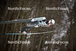 23.02.2024, Oberstdorf, Germany (GER): Erik Belshaw (USA) - FIS world cup ski jumping men, super team HS235, Oberstdorf (GER). www.nordicfocus.com. © Reichert/NordicFocus. Every downloaded picture is fee-liable