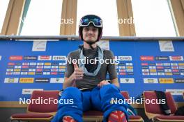 23.02.2024, Oberstdorf, Germany (GER): Benedikt Holub (CZE) - FIS world cup ski jumping men, training, Oberstdorf (GER). www.nordicfocus.com. © Reichert/NordicFocus. Every downloaded picture is fee-liable