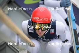 23.02.2024, Oberstdorf, Germany (GER): Manuel Fettner (AUT) - FIS world cup ski jumping men, training, Oberstdorf (GER). www.nordicfocus.com. © Reichert/NordicFocus. Every downloaded picture is fee-liable