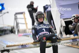 23.02.2024, Oberstdorf, Germany (GER): Finn Braun (GER) - FIS world cup ski jumping men, training, Oberstdorf (GER). www.nordicfocus.com. © Reichert/NordicFocus. Every downloaded picture is fee-liable