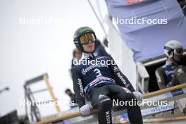 23.02.2024, Oberstdorf, Germany (GER): Sandro Hauswirth (SUI) - FIS world cup ski jumping men, training, Oberstdorf (GER). www.nordicfocus.com. © Reichert/NordicFocus. Every downloaded picture is fee-liable