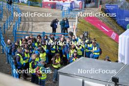 22.02.2024, Oberstdorf, Germany (GER): feature: staff briefing - FIS world cup ski jumping men, training, Oberstdorf (GER). www.nordicfocus.com. © Reichert/NordicFocus. Every downloaded picture is fee-liable