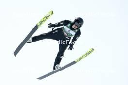 03.03.2024, Lahti, Finland (FIN): Tate Frantz (USA) - FIS world cup ski jumping men, individual HS130, Lahti (FIN). www.nordicfocus.com. © Modica/NordicFocus. Every downloaded picture is fee-liable.