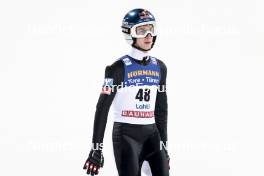 01.03.2024, Lahti, Finland (FIN): Daniel Tschofenig (AUT) - FIS world cup ski jumping men, individual HS130, Lahti (FIN). www.nordicfocus.com. © Modica/NordicFocus. Every downloaded picture is fee-liable.