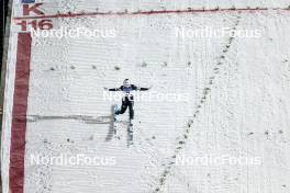 01.03.2024, Lahti, Finland (FIN): Zak Mogel (SLO) - FIS world cup ski jumping men, individual HS130, Lahti (FIN). www.nordicfocus.com. © Modica/NordicFocus. Every downloaded picture is fee-liable.