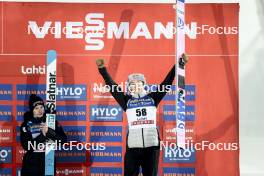 01.03.2024, Lahti, Finland (FIN): Lovro Kos (SLO), Ryoyu Kobayashi (JPN), (l-r)  - FIS world cup ski jumping men, individual HS130, Lahti (FIN). www.nordicfocus.com. © Modica/NordicFocus. Every downloaded picture is fee-liable.