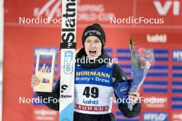 01.03.2024, Lahti, Finland (FIN): Lovro Kos (SLO) - FIS world cup ski jumping men, individual HS130, Lahti (FIN). www.nordicfocus.com. © Modica/NordicFocus. Every downloaded picture is fee-liable.