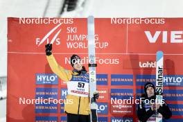 01.03.2024, Lahti, Finland (FIN): Andreas Wellinger (GER), Lovro Kos (SLO), (l-r)  - FIS world cup ski jumping men, individual HS130, Lahti (FIN). www.nordicfocus.com. © Modica/NordicFocus. Every downloaded picture is fee-liable.
