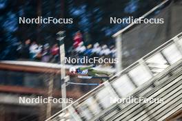 02.03.2024, Lahti, Finland (FIN): Danil Vassilyev (KAZ) - FIS world cup ski jumping men, team HS130, Lahti (FIN). www.nordicfocus.com. © Modica/NordicFocus. Every downloaded picture is fee-liable.