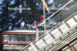 02.03.2024, Lahti, Finland (FIN): Casey Larson (USA) - FIS world cup ski jumping men, team HS130, Lahti (FIN). www.nordicfocus.com. © Modica/NordicFocus. Every downloaded picture is fee-liable.