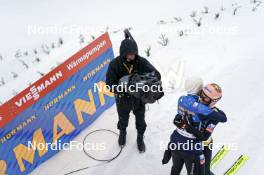 09.03.2024, Oslo, Norway (NOR): Michael Hayboeck (AUT), Stefan Kraft (AUT), (l-r)  - FIS world cup ski jumping men, individual HS134, Oslo (NOR). www.nordicfocus.com. © Thibaut/NordicFocus. Every downloaded picture is fee-liable.