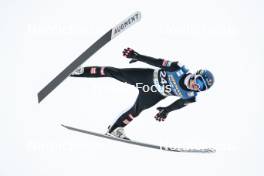10.03.2024, Oslo, Norway (NOR): Daniel Tschofenig (AUT) - FIS world cup ski jumping men, individual HS134, Oslo (NOR). www.nordicfocus.com. © Modica/NordicFocus. Every downloaded picture is fee-liable.