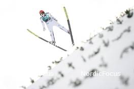 12.03.2024, Trondheim, Norway (NOR): Constantin Schmid (GER) - FIS world cup ski jumping men, individual HS100, Trondheim (NOR). www.nordicfocus.com. © Thibaut/NordicFocus. Every downloaded picture is fee-liable.