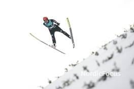 12.03.2024, Trondheim, Norway (NOR): Karl Geiger (GER) - FIS world cup ski jumping men, individual HS100, Trondheim (NOR). www.nordicfocus.com. © Thibaut/NordicFocus. Every downloaded picture is fee-liable.