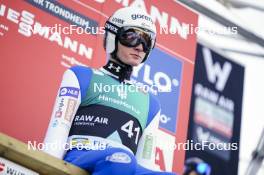 12.03.2024, Trondheim, Norway (NOR): Domen Prevc (SLO) - FIS world cup ski jumping men, individual HS100, Trondheim (NOR). www.nordicfocus.com. © Thibaut/NordicFocus. Every downloaded picture is fee-liable.