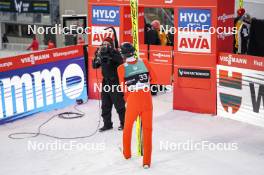12.03.2024, Trondheim, Norway (NOR): Gregor Deschwanden (SUI) - FIS world cup ski jumping men, individual HS100, Trondheim (NOR). www.nordicfocus.com. © Thibaut/NordicFocus. Every downloaded picture is fee-liable.