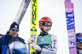 12.03.2024, Trondheim, Norway (NOR): Constantin Schmid (GER) - FIS world cup ski jumping men, individual HS100, Trondheim (NOR). www.nordicfocus.com. © Thibaut/NordicFocus. Every downloaded picture is fee-liable.