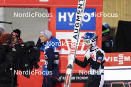 13.03.2024, Trondheim, Norway (NOR): Daniel Tschofenig (AUT) - FIS world cup ski jumping men, individual HS140, Trondheim (NOR). www.nordicfocus.com. © Thibaut/NordicFocus. Every downloaded picture is fee-liable.