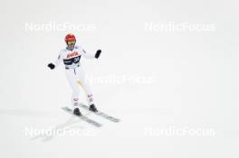 13.03.2024, Trondheim, Norway (NOR): Manuel Fettner (AUT) - FIS world cup ski jumping men, individual HS140, Trondheim (NOR). www.nordicfocus.com. © Thibaut/NordicFocus. Every downloaded picture is fee-liable.