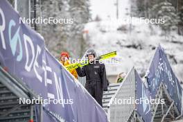 16.03.2024, Vikersund, Norway (NOR): Robert Johansson (NOR) - FIS world cup ski flying men, individual HS240, Vikersund (NOR). www.nordicfocus.com. © Authamayou/NordicFocus. Every downloaded picture is fee-liable.