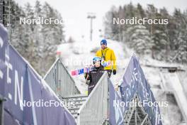 16.03.2024, Vikersund, Norway (NOR): Artti Aigro (EST) - FIS world cup ski flying men, individual HS240, Vikersund (NOR). www.nordicfocus.com. © Authamayou/NordicFocus. Every downloaded picture is fee-liable.
