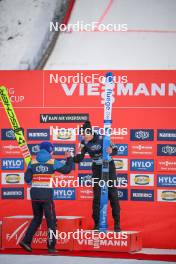 17.03.2024, Vikersund, Norway (NOR): Stefan Kraft (AUT), Timi Zajc (SLO), (l-r) - FIS world cup ski flying men, individual HS240, Vikersund (NOR). www.nordicfocus.com. © Authamayou/NordicFocus. Every downloaded picture is fee-liable.