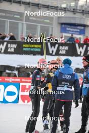 17.03.2024, Vikersund, Norway (NOR): Daniel Huber (AUT), Stefan Kraft (AUT), (l-r) - FIS world cup ski flying men, individual HS240, Vikersund (NOR). www.nordicfocus.com. © Authamayou/NordicFocus. Every downloaded picture is fee-liable.