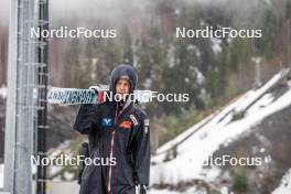 15.03.2024, Vikersund, Norway (NOR): Michael Hayboeck (AUT) - FIS world cup ski flying men, training, Vikersund (NOR). www.nordicfocus.com. © Authamayou/NordicFocus. Every downloaded picture is fee-liable.