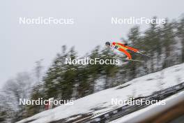 15.03.2024, Vikersund, Norway (NOR): Gregor Deschwanden (SUI) - FIS world cup ski flying men, training, Vikersund (NOR). www.nordicfocus.com. © Authamayou/NordicFocus. Every downloaded picture is fee-liable.