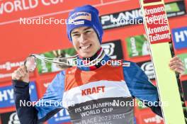 22.03.2024, Planica, Slovenia (SLO): Stefan Kraft (AUT) - FIS world cup ski flying men, cups, Planica (SLO). www.nordicfocus.com. © Reichert/NordicFocus. Every downloaded picture is fee-liable.