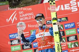22.03.2024, Planica, Slovenia (SLO): Daniel Huber (AUT) - FIS world cup ski flying men, cups, Planica (SLO). www.nordicfocus.com. © Reichert/NordicFocus. Every downloaded picture is fee-liable.