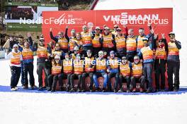 22.03.2024, Planica, Slovenia (SLO): Team AUT (l-r) - FIS world cup ski flying men, cups, Planica (SLO). www.nordicfocus.com. © Reichert/NordicFocus. Every downloaded picture is fee-liable.