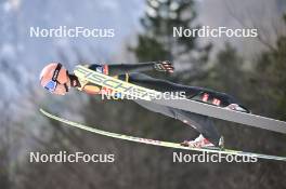 23.03.2024, Planica, Slovenia (SLO): Daniel Huber (AUT) - FIS world cup ski flying men, team HS240, Planica (SLO). www.nordicfocus.com. © Reichert/NordicFocus. Every downloaded picture is fee-liable.