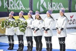 23.03.2024, Planica, Slovenia (SLO): feature: Flower Ceremony, Manner - FIS world cup ski flying men, team HS240, Planica (SLO). www.nordicfocus.com. © Reichert/NordicFocus. Every downloaded picture is fee-liable.
