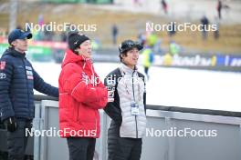 21.03.2024, Planica, Slovenia (SLO): Ryoyu Kobayashi (JPN), Ren Nikaido (JPN), (l-r) - FIS world cup ski flying men, training, Planica (SLO). www.nordicfocus.com. © Reichert/NordicFocus. Every downloaded picture is fee-liable.