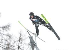 21.03.2024, Planica, Slovenia (SLO): Tate Frantz (USA) - FIS world cup ski flying men, training, Planica (SLO). www.nordicfocus.com. © Reichert/NordicFocus. Every downloaded picture is fee-liable.