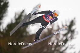 26.01.2024, Bad Mitterndorf, Germany (GER): Nikita Devyatkin (KAZ) - FIS world championships ski flying men, individual HS235, Bad Mitterndorf (GER). www.nordicfocus.com. © Thibaut/NordicFocus. Every downloaded picture is fee-liable.