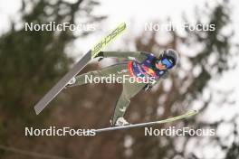 26.01.2024, Bad Mitterndorf, Germany (GER): Andrew Urlaub (USA) - FIS world championships ski flying men, individual HS235, Bad Mitterndorf (GER). www.nordicfocus.com. © Thibaut/NordicFocus. Every downloaded picture is fee-liable.