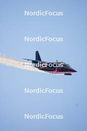 27.01.2024, Bad Mitterndorf, Germany (GER): Red bull plane   - FIS world championships ski flying men, individual HS235, Bad Mitterndorf (GER). www.nordicfocus.com. © Thibaut/NordicFocus. Every downloaded picture is fee-liable.