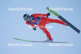 27.01.2024, Bad Mitterndorf, Germany (GER): Gregor Deschwanden (SUI) - FIS world championships ski flying men, individual HS235, Bad Mitterndorf (GER). www.nordicfocus.com. © Thibaut/NordicFocus. Every downloaded picture is fee-liable.