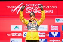 27.01.2024, Bad Mitterndorf, Germany (GER): Andreas Wellinger (GER) - FIS world championships ski flying men, medals, Bad Mitterndorf (GER). www.nordicfocus.com. © Thibaut/NordicFocus. Every downloaded picture is fee-liable.