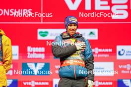 27.01.2024, Bad Mitterndorf, Germany (GER): Stefan Kraft (AUT) - FIS world championships ski flying men, medals, Bad Mitterndorf (GER). www.nordicfocus.com. © Thibaut/NordicFocus. Every downloaded picture is fee-liable.