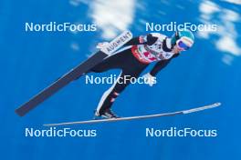 28.01.2024, Bad Mitterndorf, Germany (GER): Michael Hayboeck (AUT) - FIS world championships ski flying men, team HS235, Bad Mitterndorf (GER). www.nordicfocus.com. © Thibaut/NordicFocus. Every downloaded picture is fee-liable.