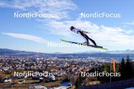 04.01.2024, Villach, Austria (AUT): Lisa Eder (AUT) - FIS world cup ski jumping women, individual HS98, Villach (AUT). www.nordicfocus.com. © Barbieri/NordicFocus. Every downloaded picture is fee-liable.