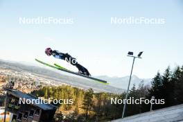 04.01.2024, Villach, Austria (AUT): Josephine Pagnier (FRA) - FIS world cup ski jumping women, individual HS98, Villach (AUT). www.nordicfocus.com. © Barbieri/NordicFocus. Every downloaded picture is fee-liable.
