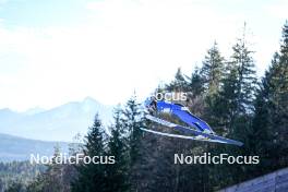 04.01.2024, Villach, Austria (AUT): Natalie Eilers (CAN) - FIS world cup ski jumping women, individual HS98, Villach (AUT). www.nordicfocus.com. © Barbieri/NordicFocus. Every downloaded picture is fee-liable.