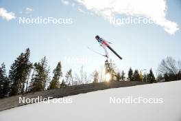 04.01.2024, Villach, Austria (AUT): Sina Arnet (SUI) - FIS world cup ski jumping women, individual HS98, Villach (AUT). www.nordicfocus.com. © Barbieri/NordicFocus. Every downloaded picture is fee-liable.
