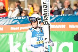 04.01.2024, Villach, Austria (AUT): Daniela Haralambie (ROU) - FIS world cup ski jumping women, individual HS98, Villach (AUT). www.nordicfocus.com. © Barbieri/NordicFocus. Every downloaded picture is fee-liable.